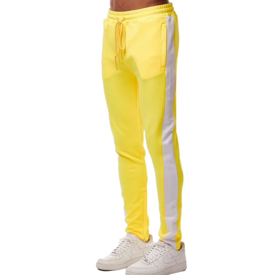 REBEL MINDS TRACK PANTS YELLOW
