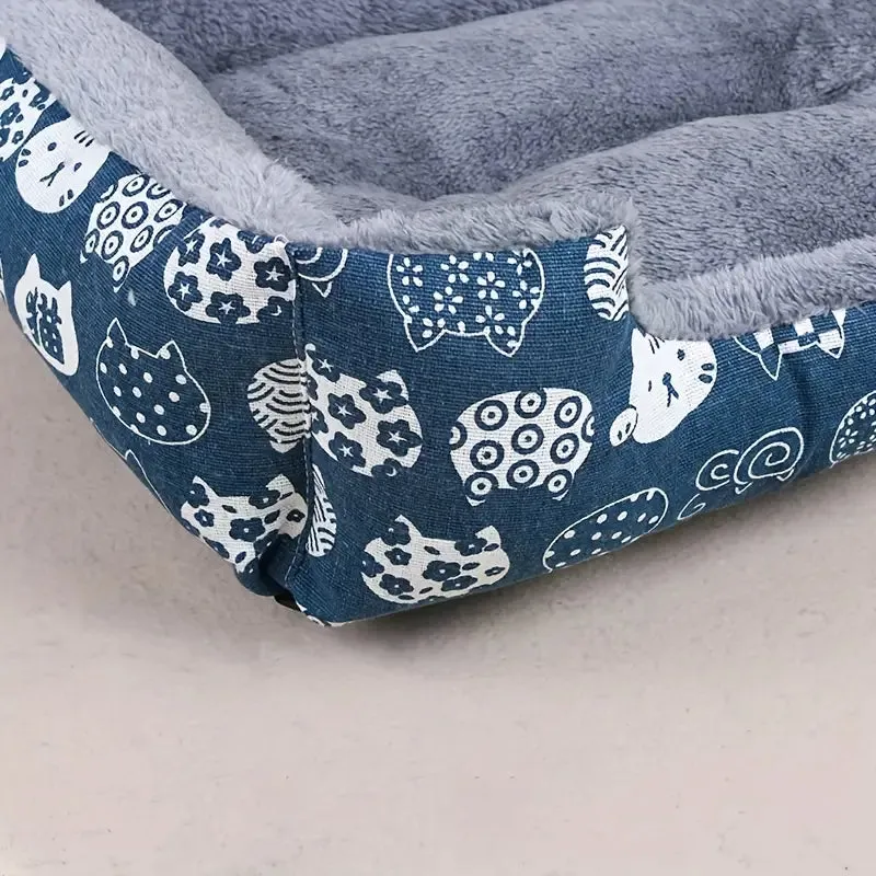 Rectangular Pet Sleeping Bed