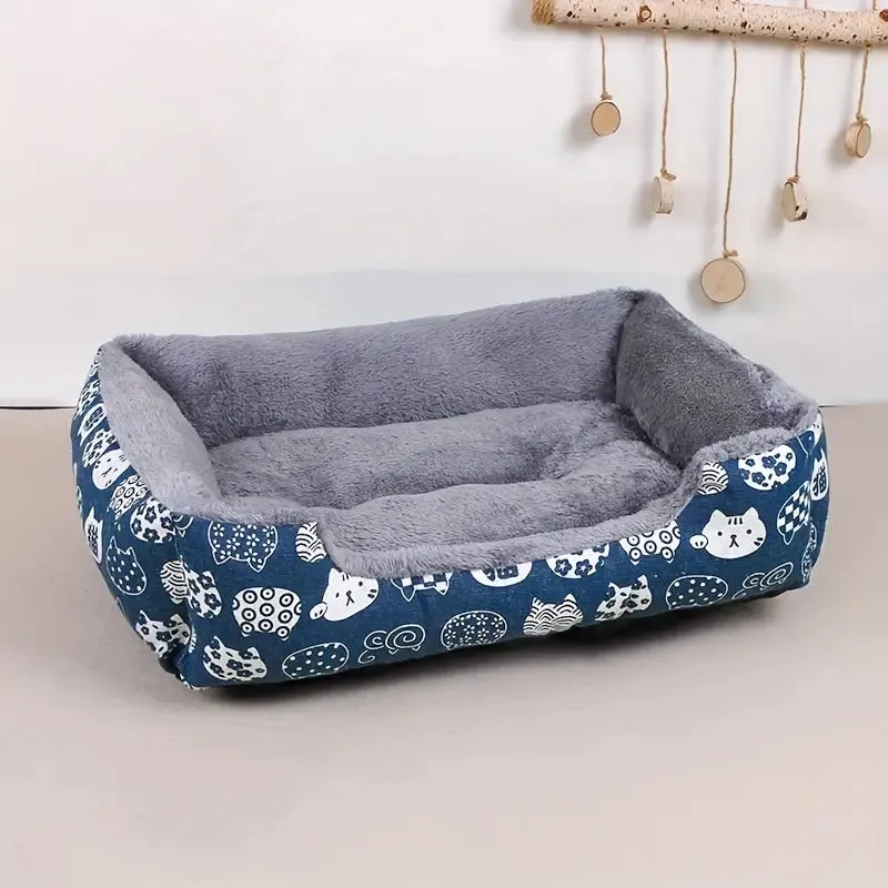 Rectangular Pet Sleeping Bed
