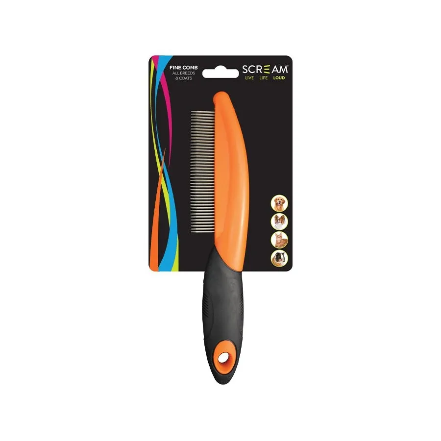 Scream Fine Comb Loud Orange