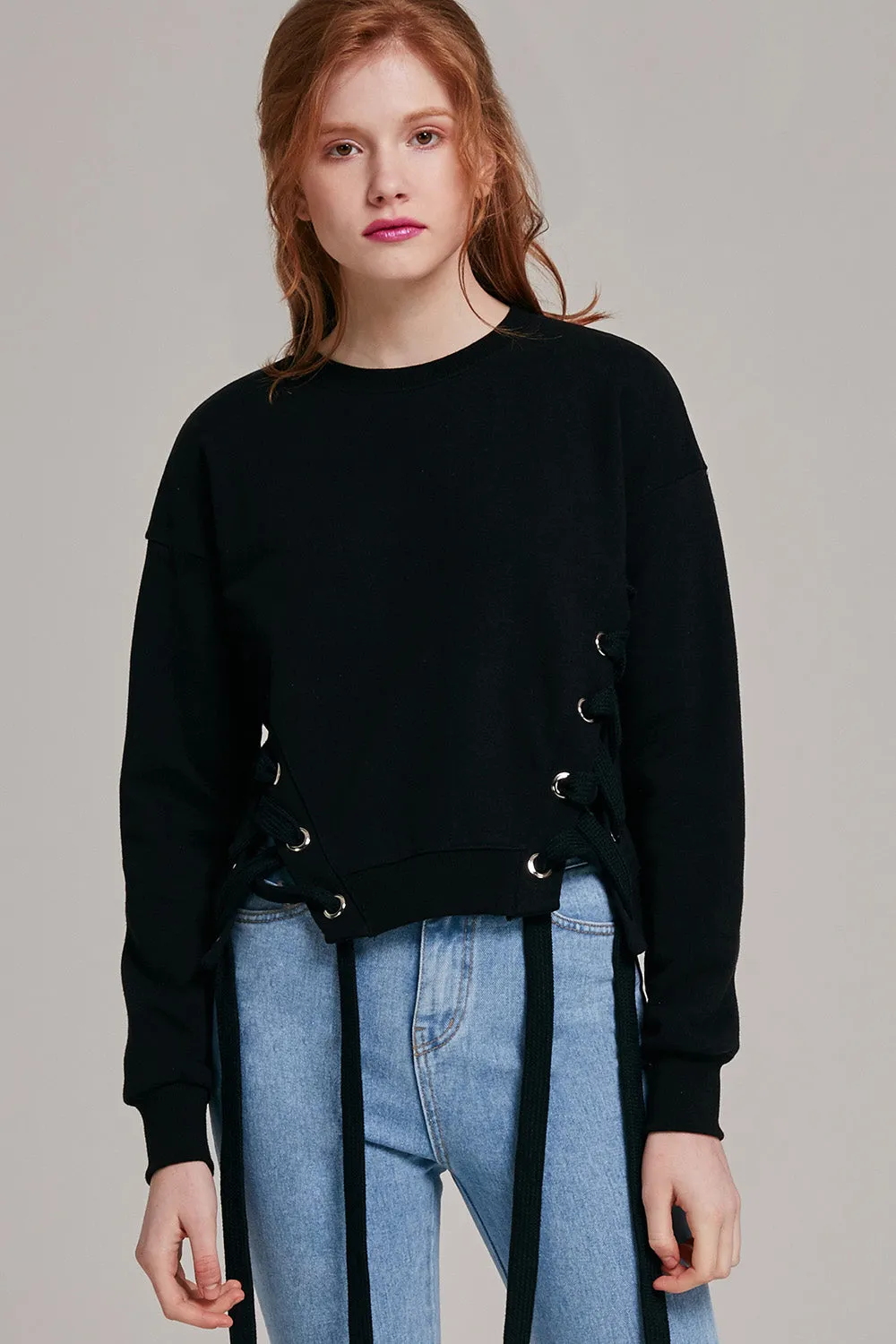 Selma Tie Ribbon Front Sweater
