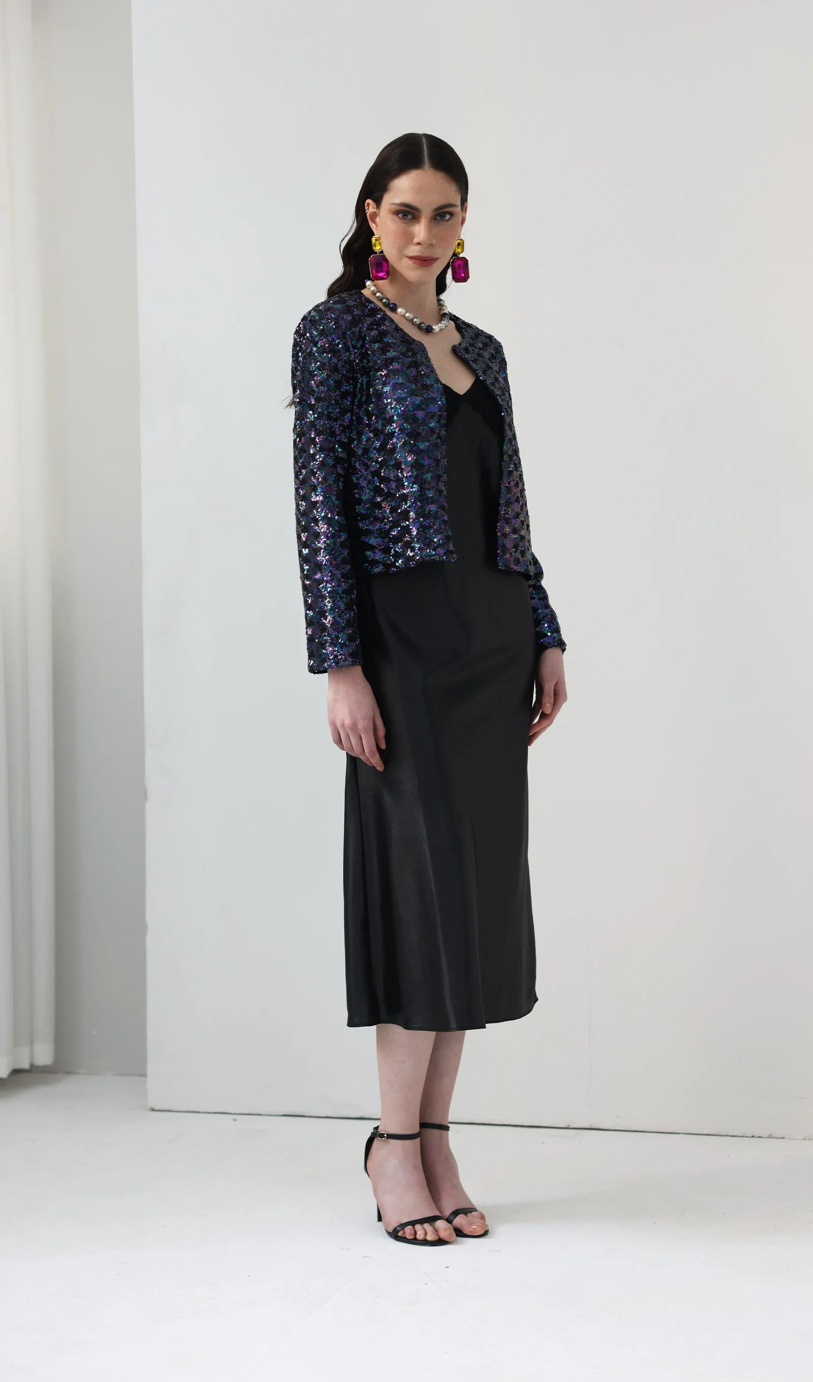 Sequined Embellished Jacket