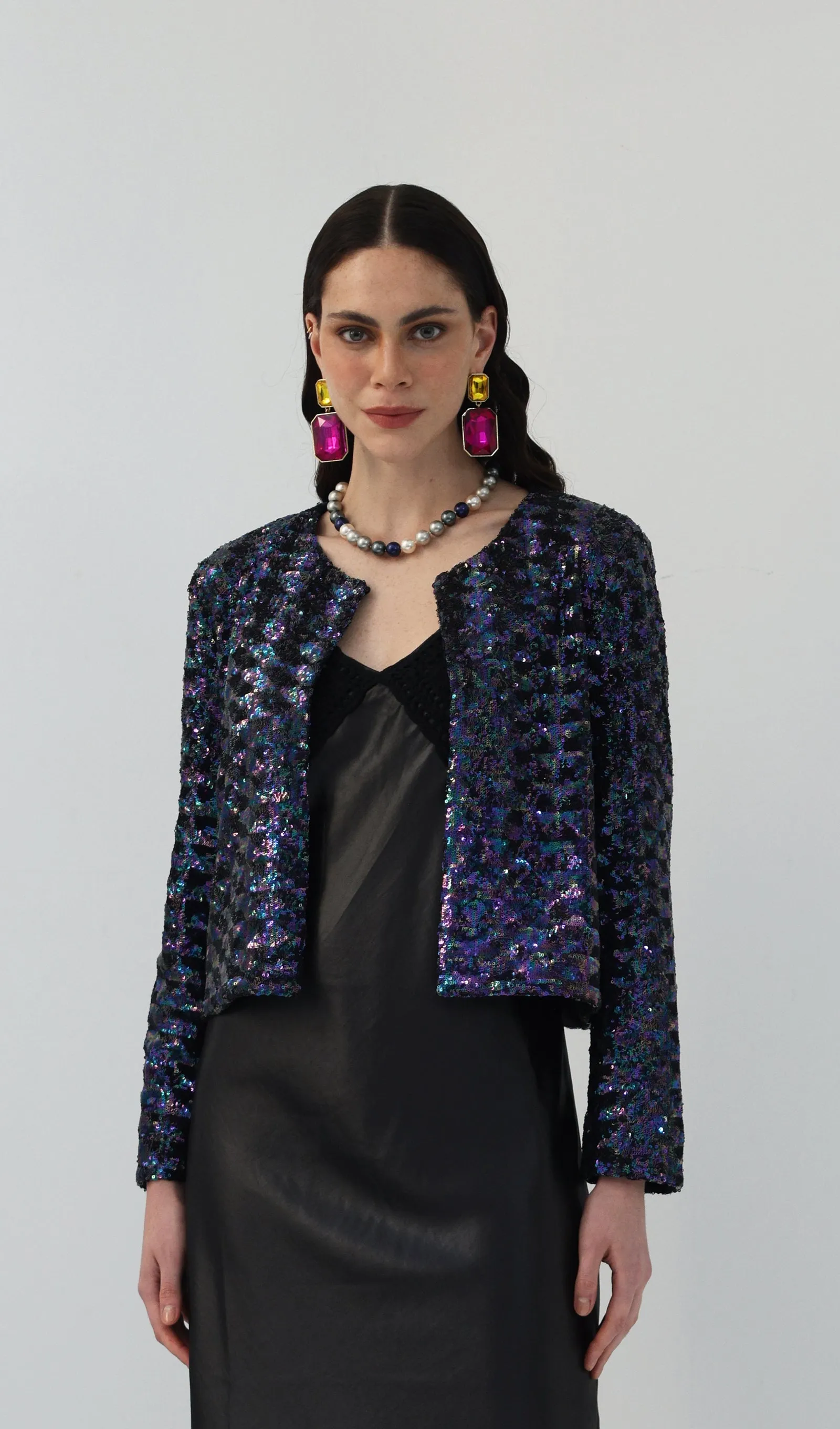 Sequined Embellished Jacket