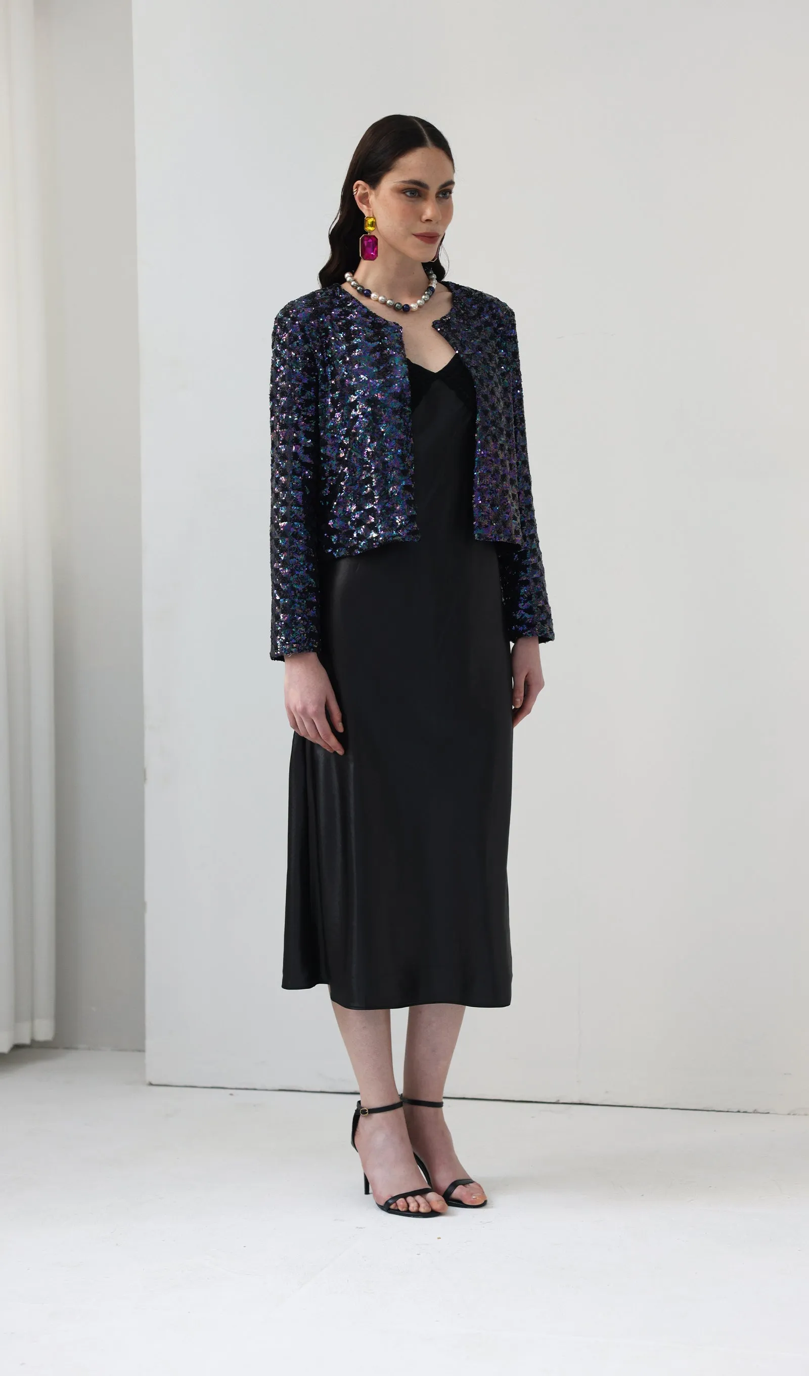 Sequined Embellished Jacket