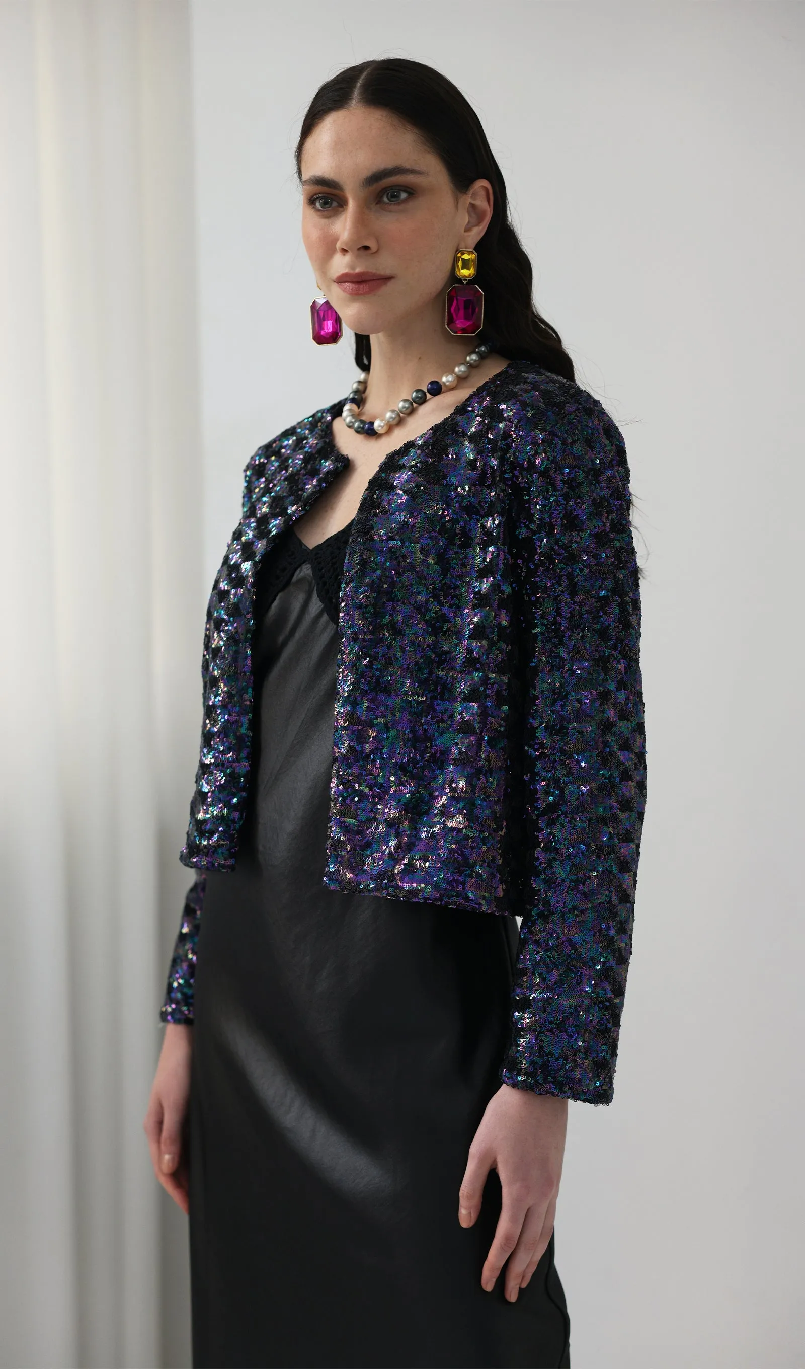 Sequined Embellished Jacket
