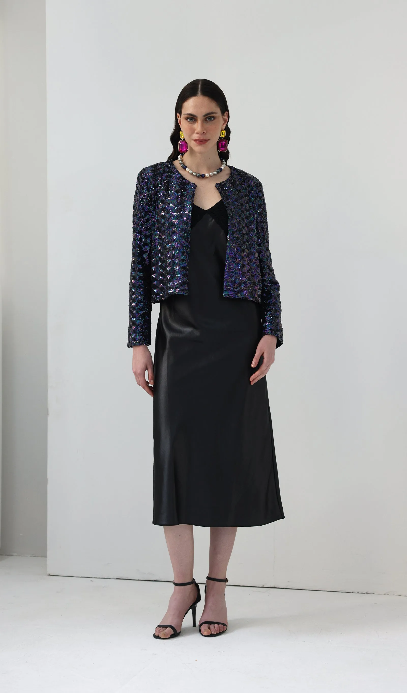 Sequined Embellished Jacket