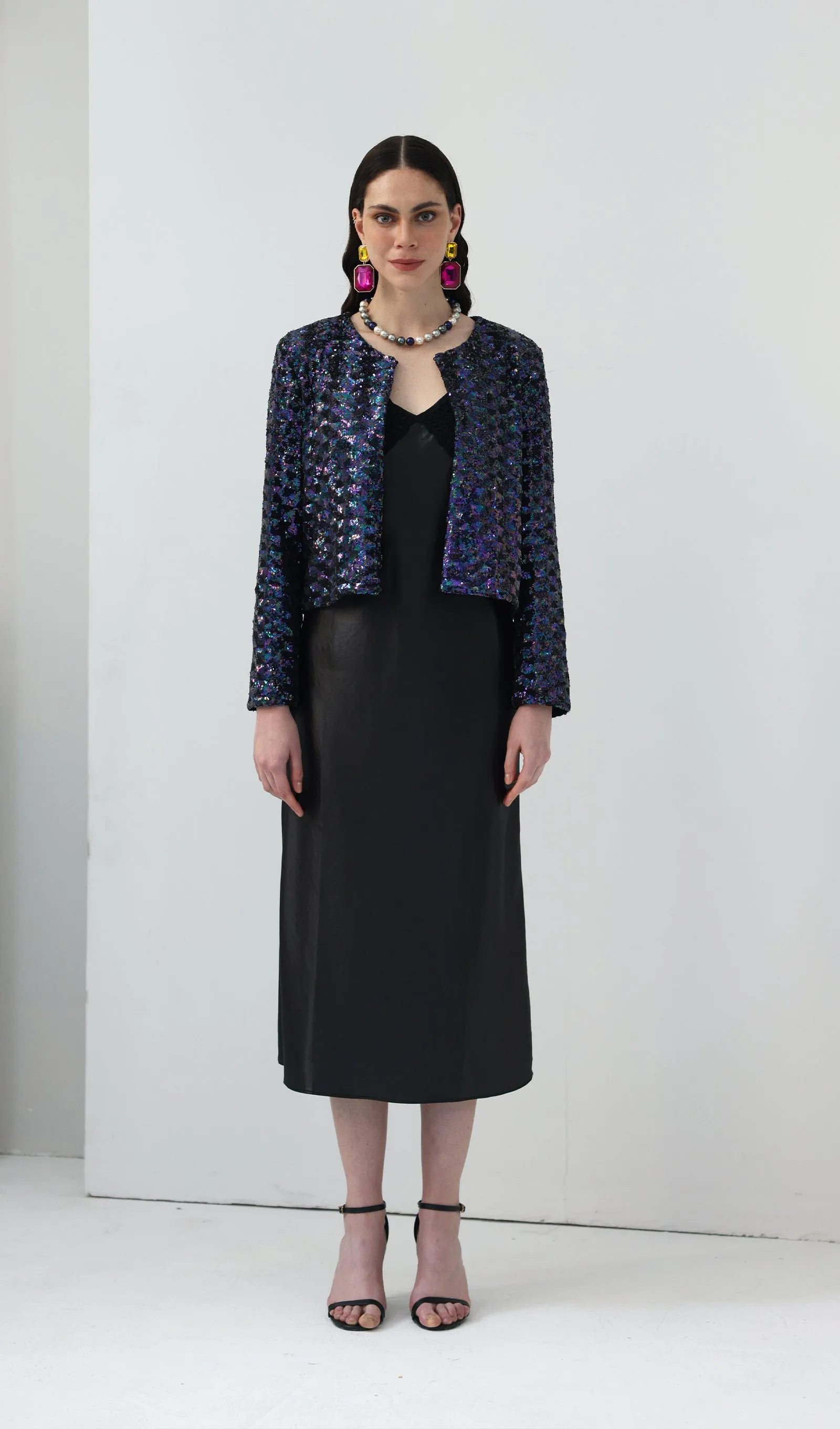 Sequined Embellished Jacket
