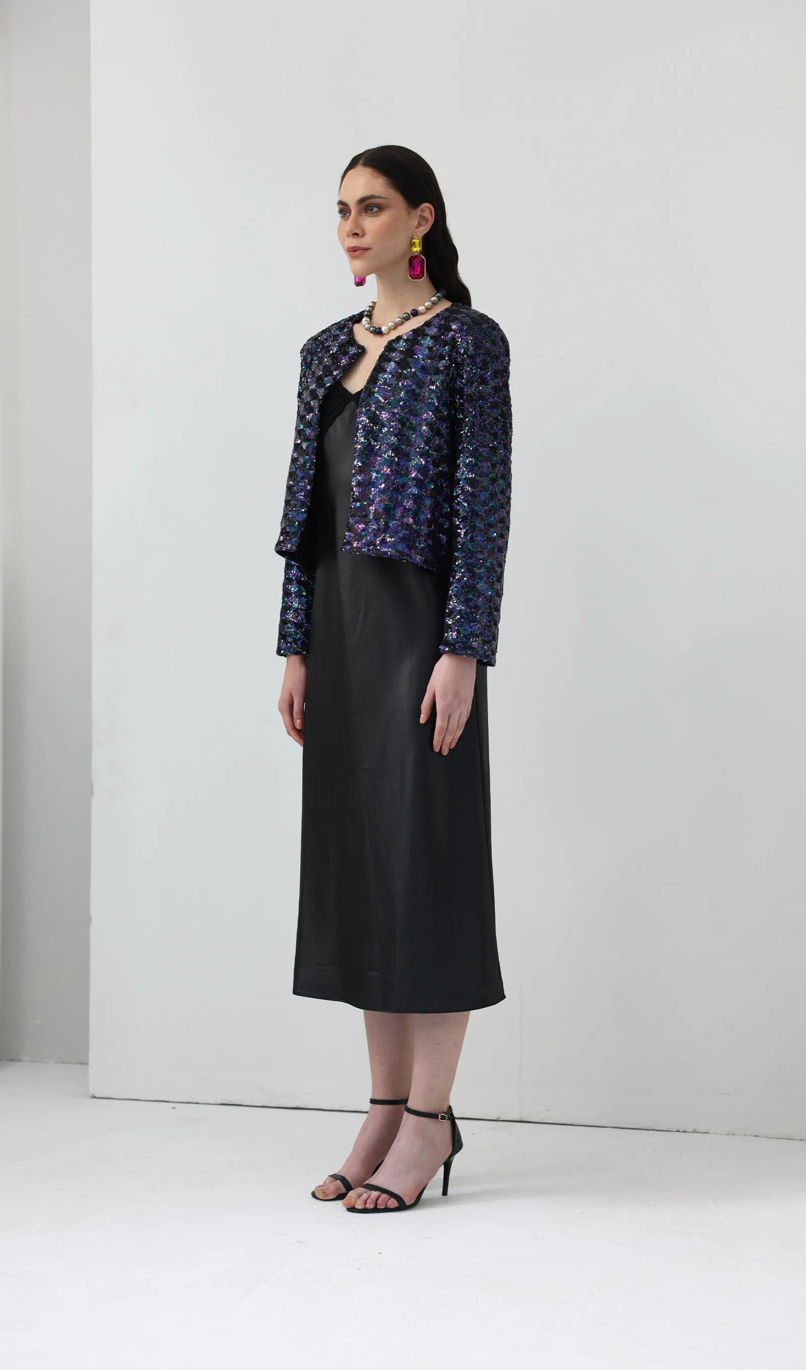 Sequined Embellished Jacket
