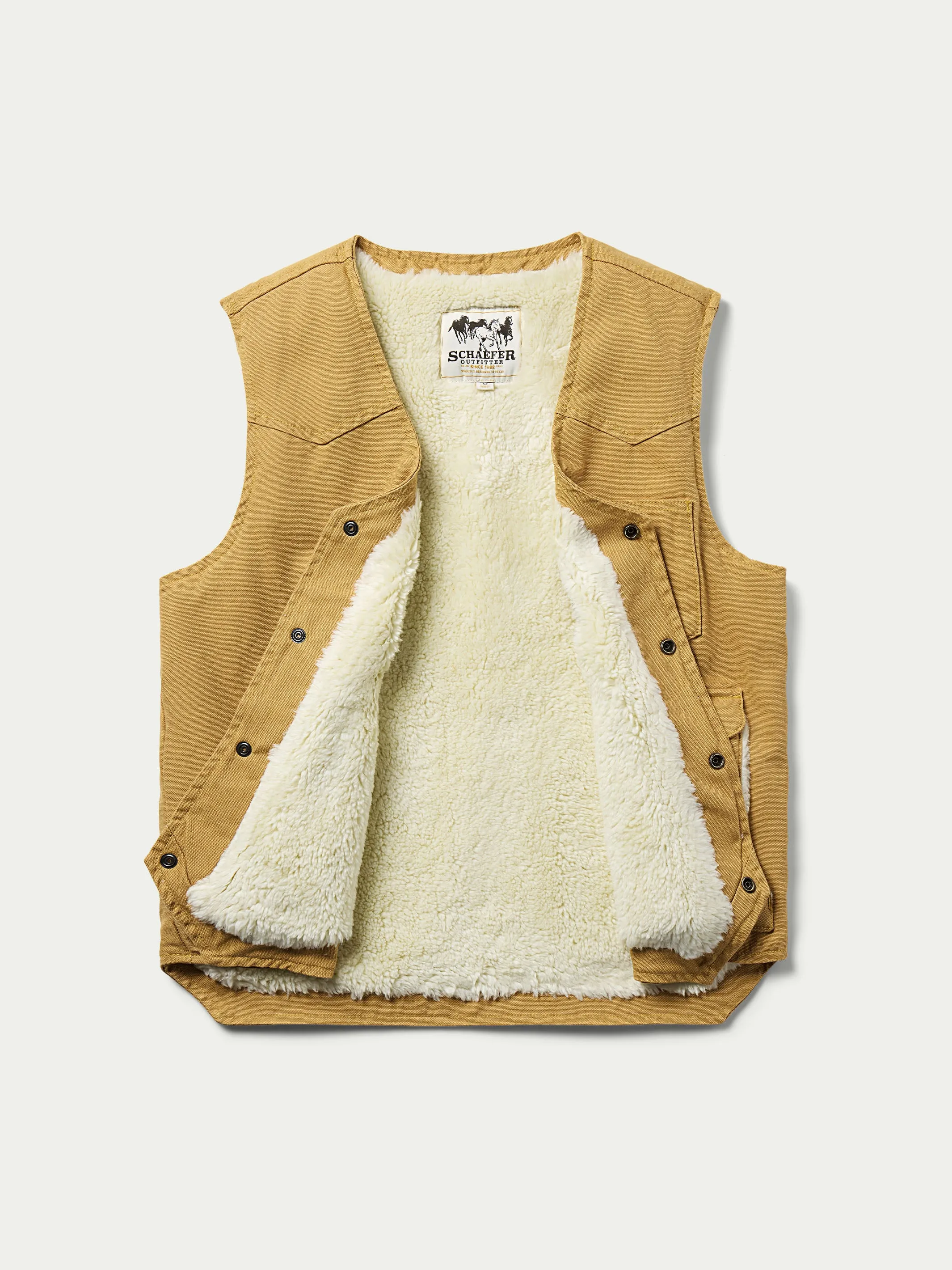 Sherpa Canvas Vest