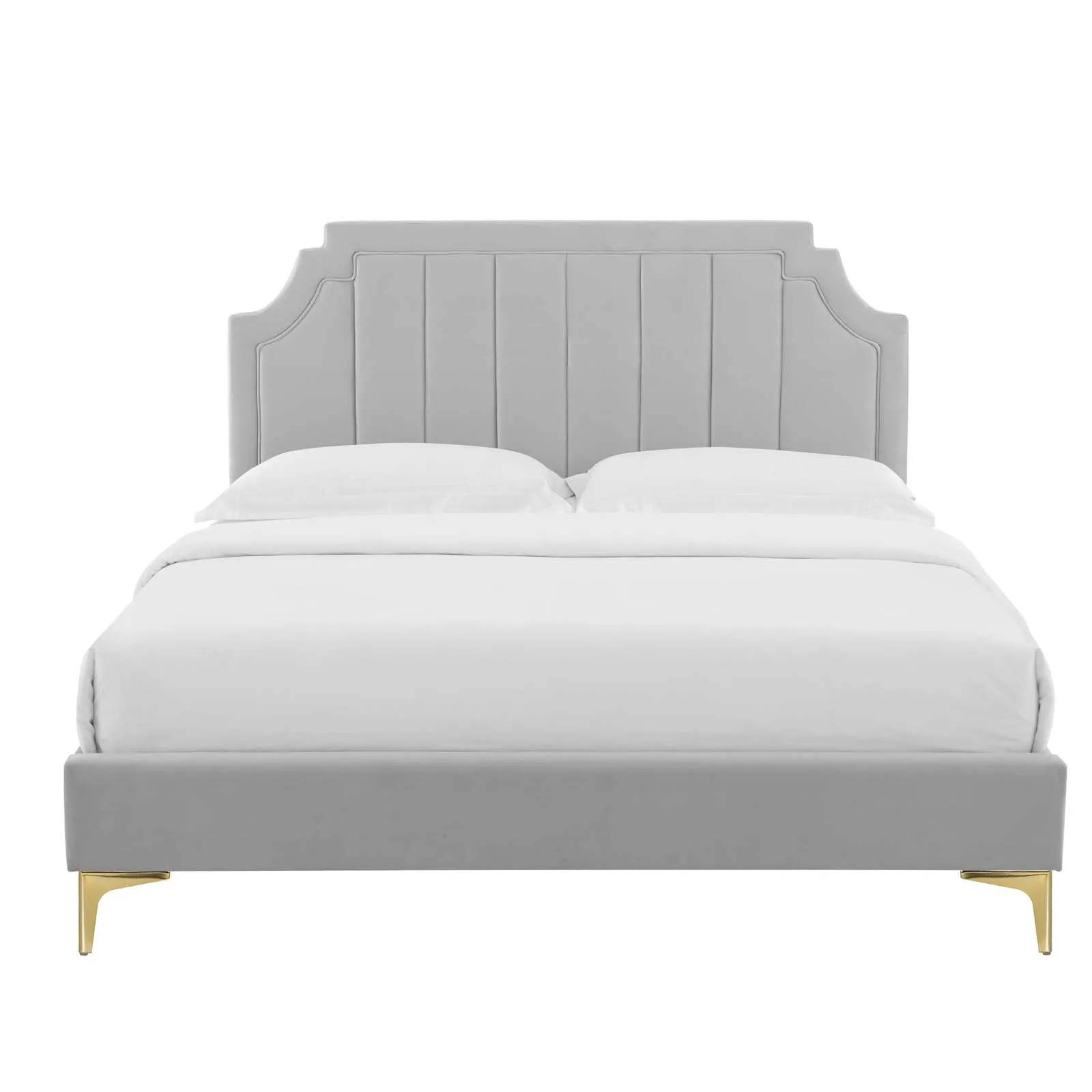 Sienna Performance Velvet Platform Bed