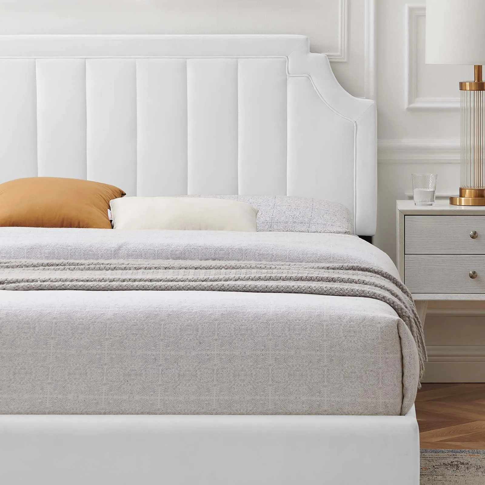 Sienna Performance Velvet Platform Bed