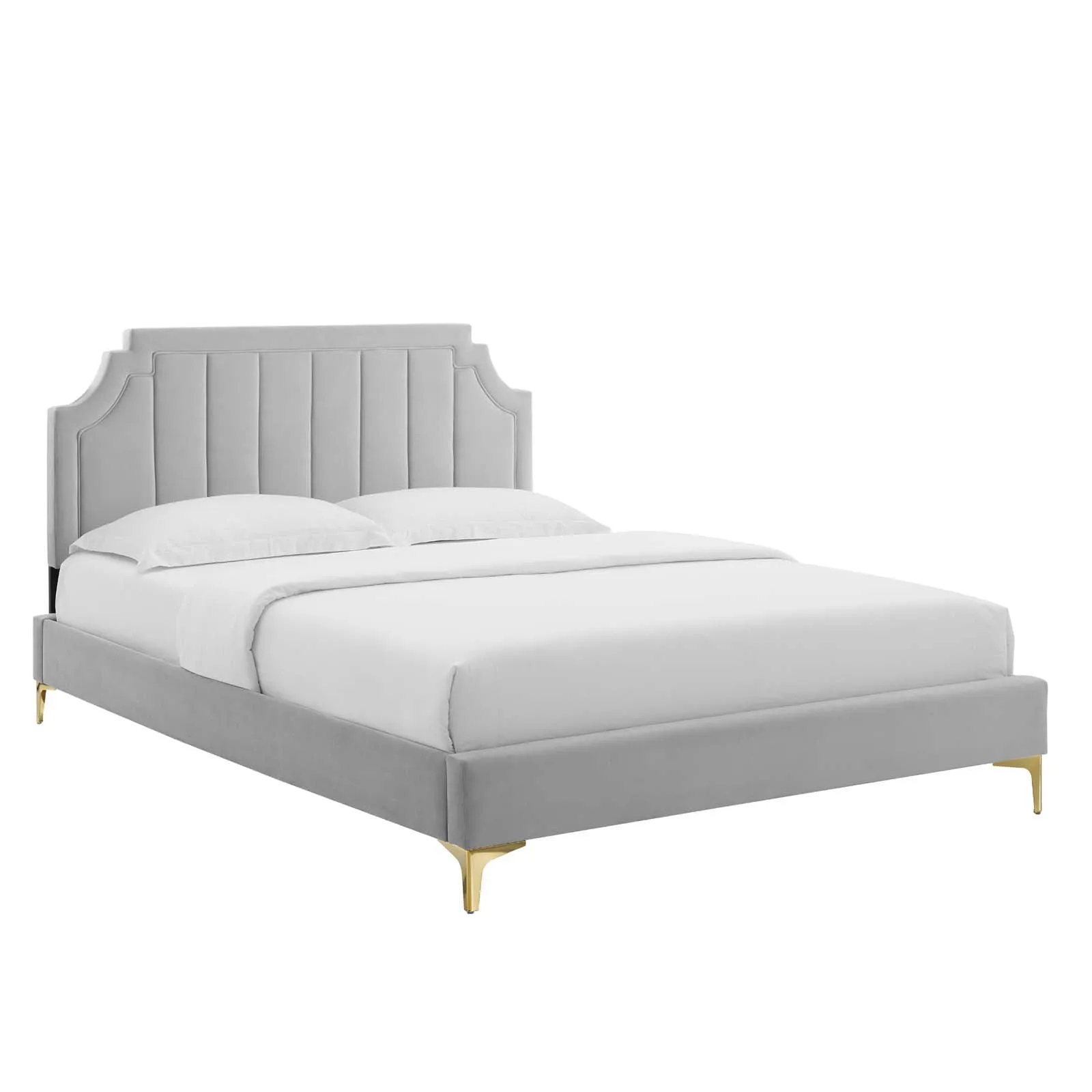 Sienna Performance Velvet Platform Bed