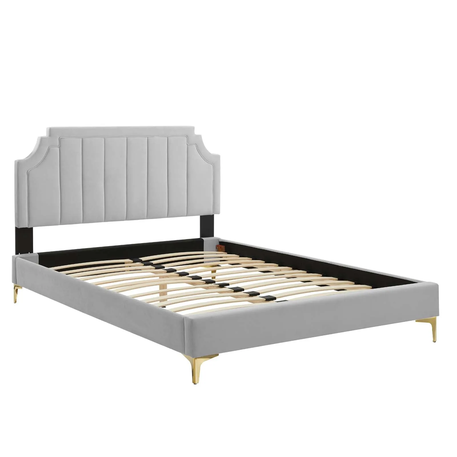 Sienna Performance Velvet Platform Bed