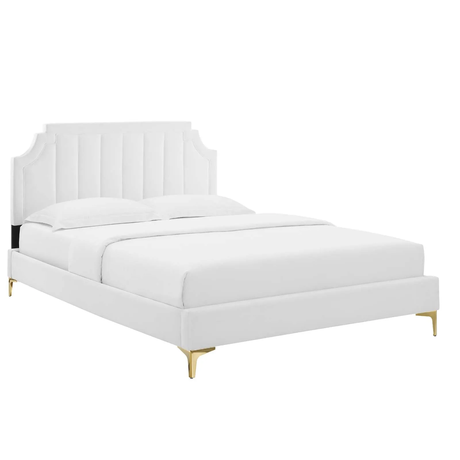 Sienna Performance Velvet Platform Bed
