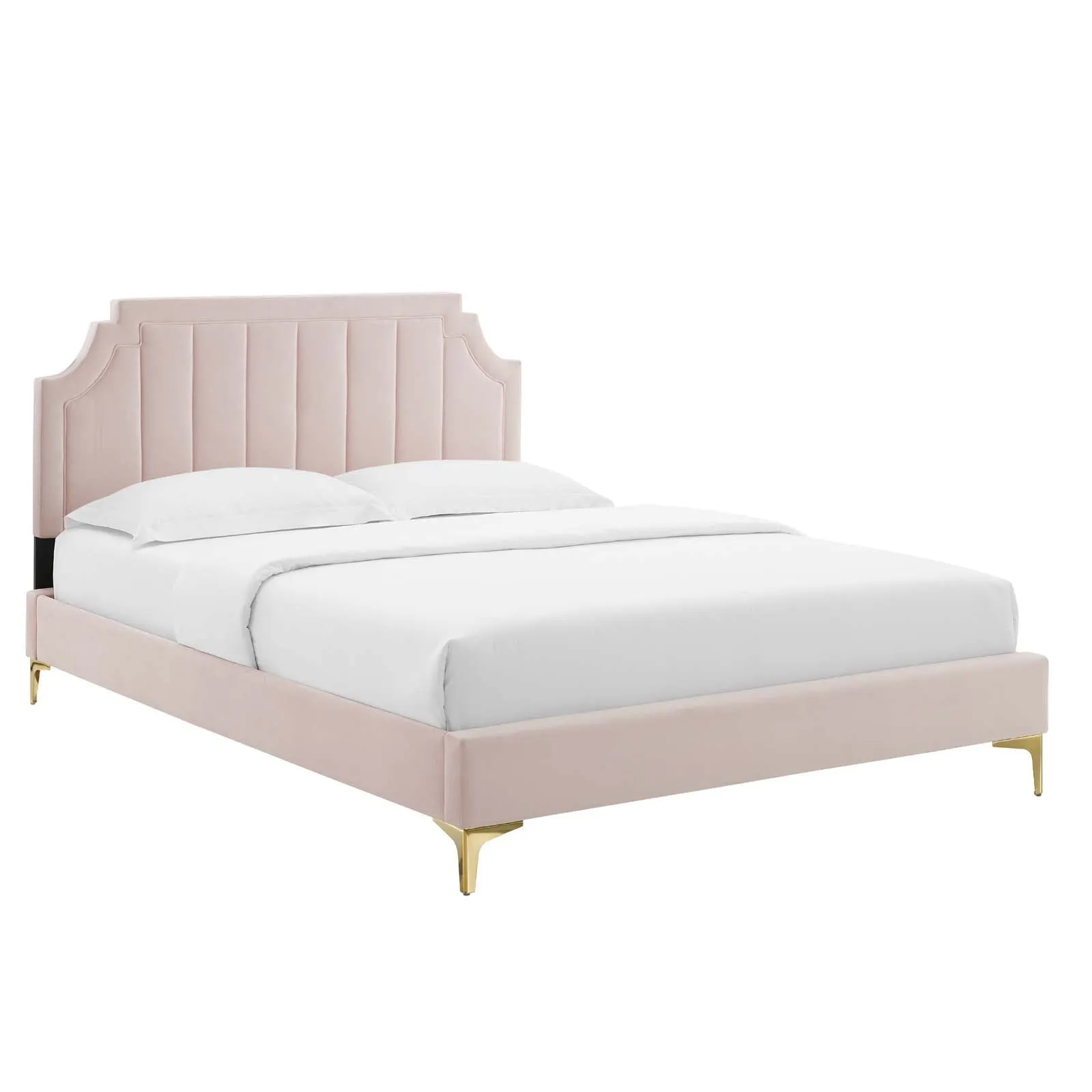 Sienna Performance Velvet Platform Bed