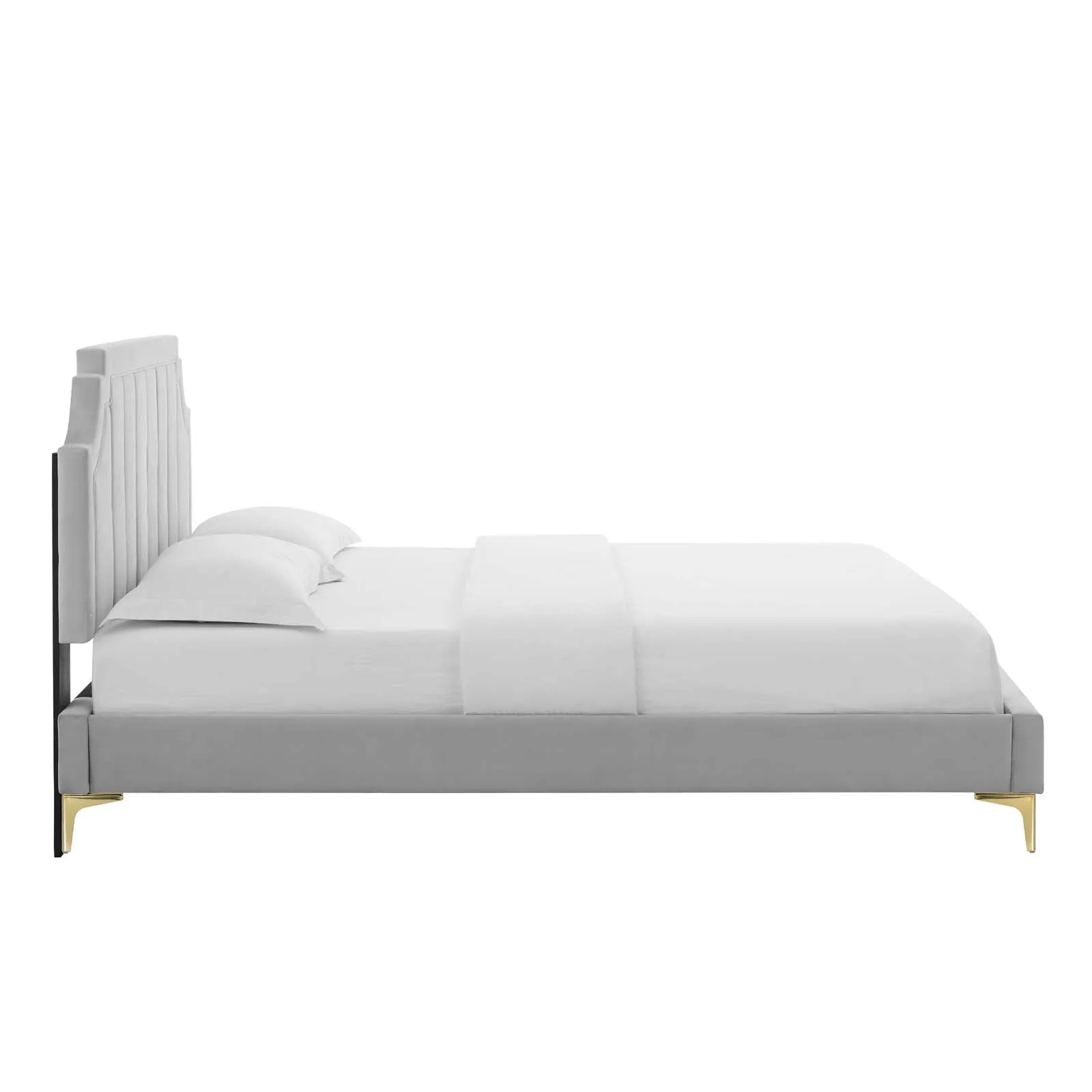 Sienna Performance Velvet Platform Bed