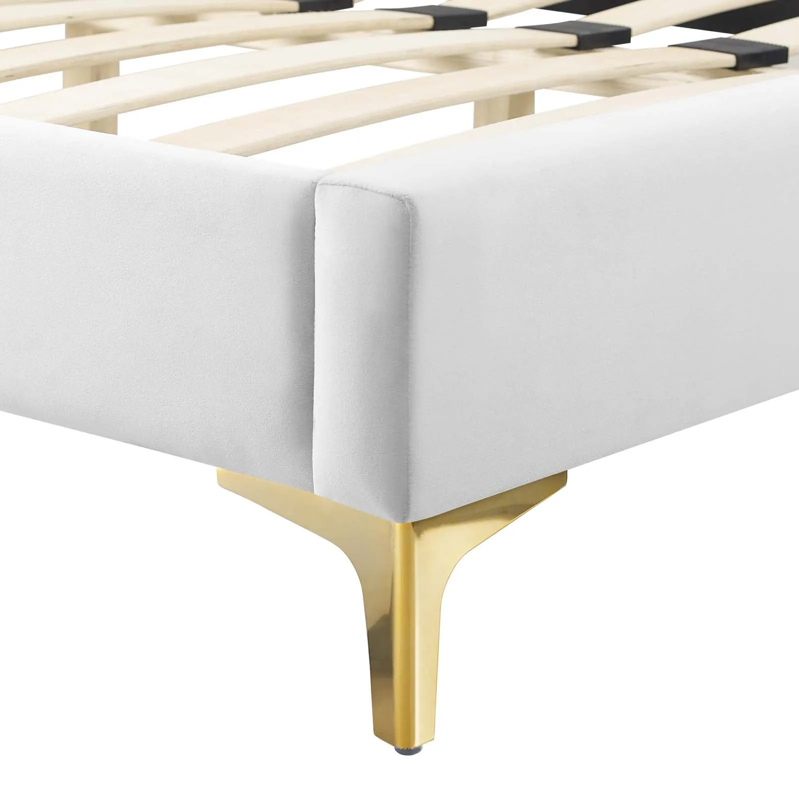 Sienna Performance Velvet Platform Bed