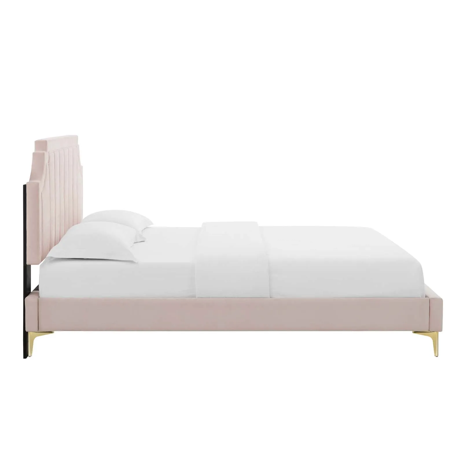 Sienna Performance Velvet Platform Bed
