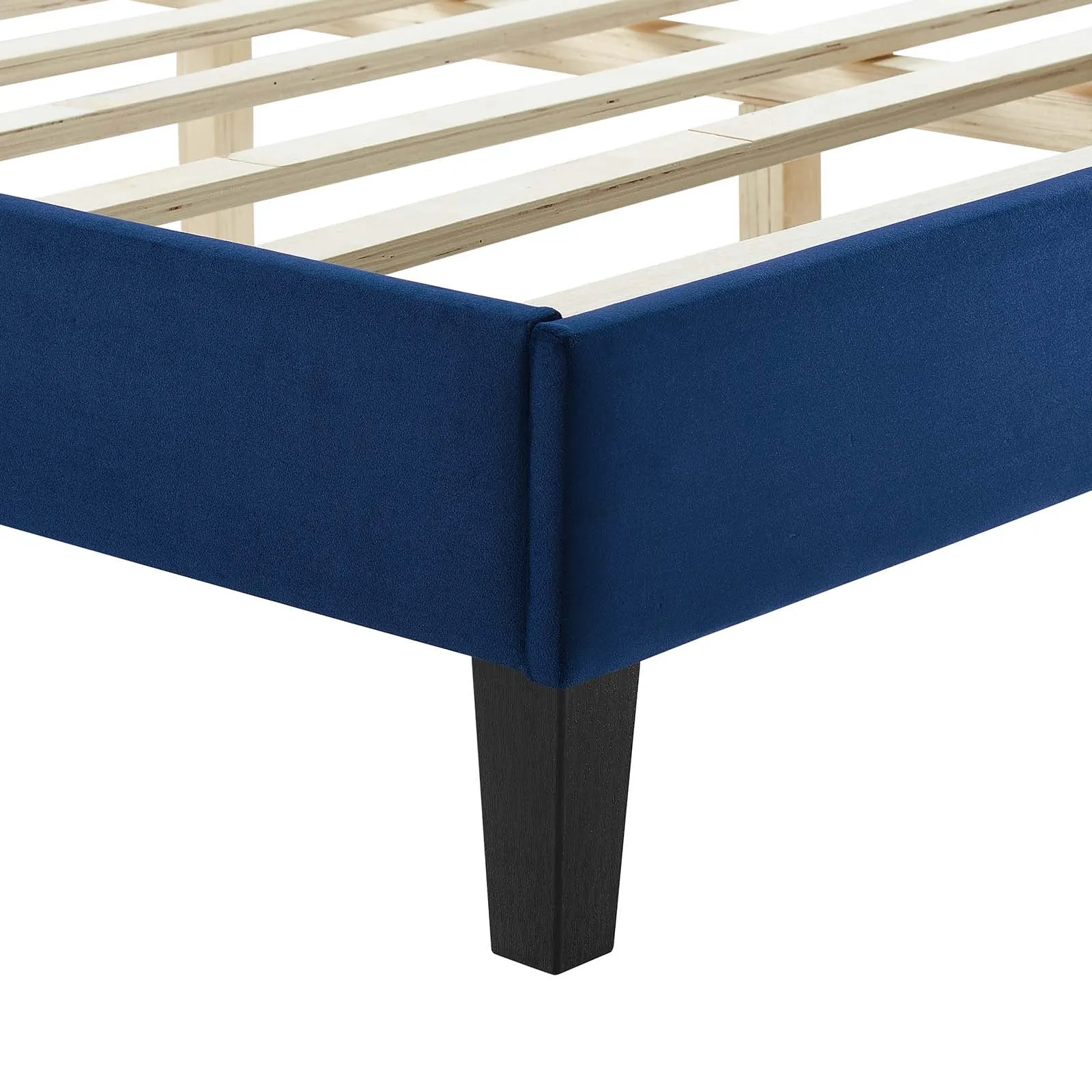 Sofia Channel Tufted Performance Velvet Platform Bed