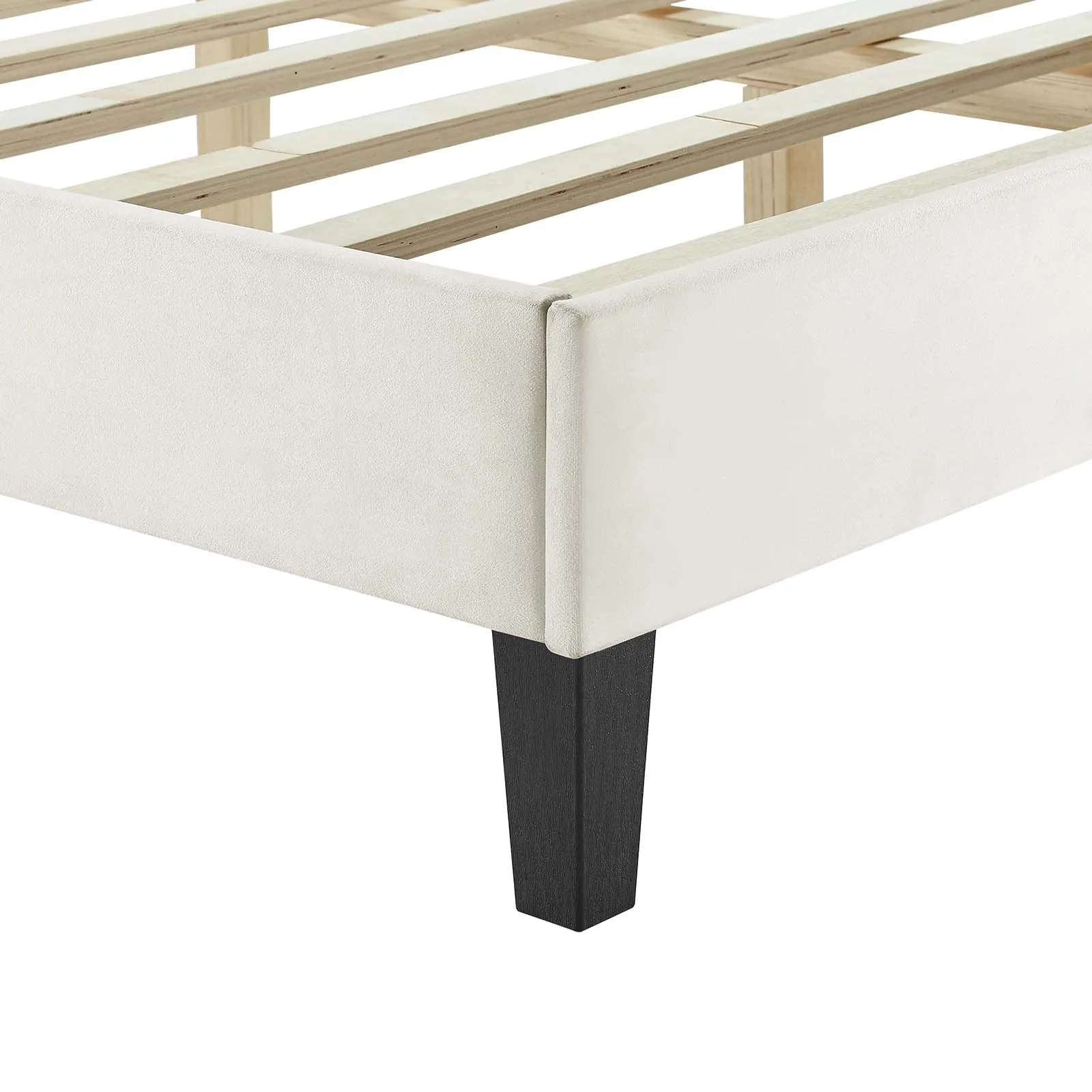 Sofia Channel Tufted Performance Velvet Platform Bed