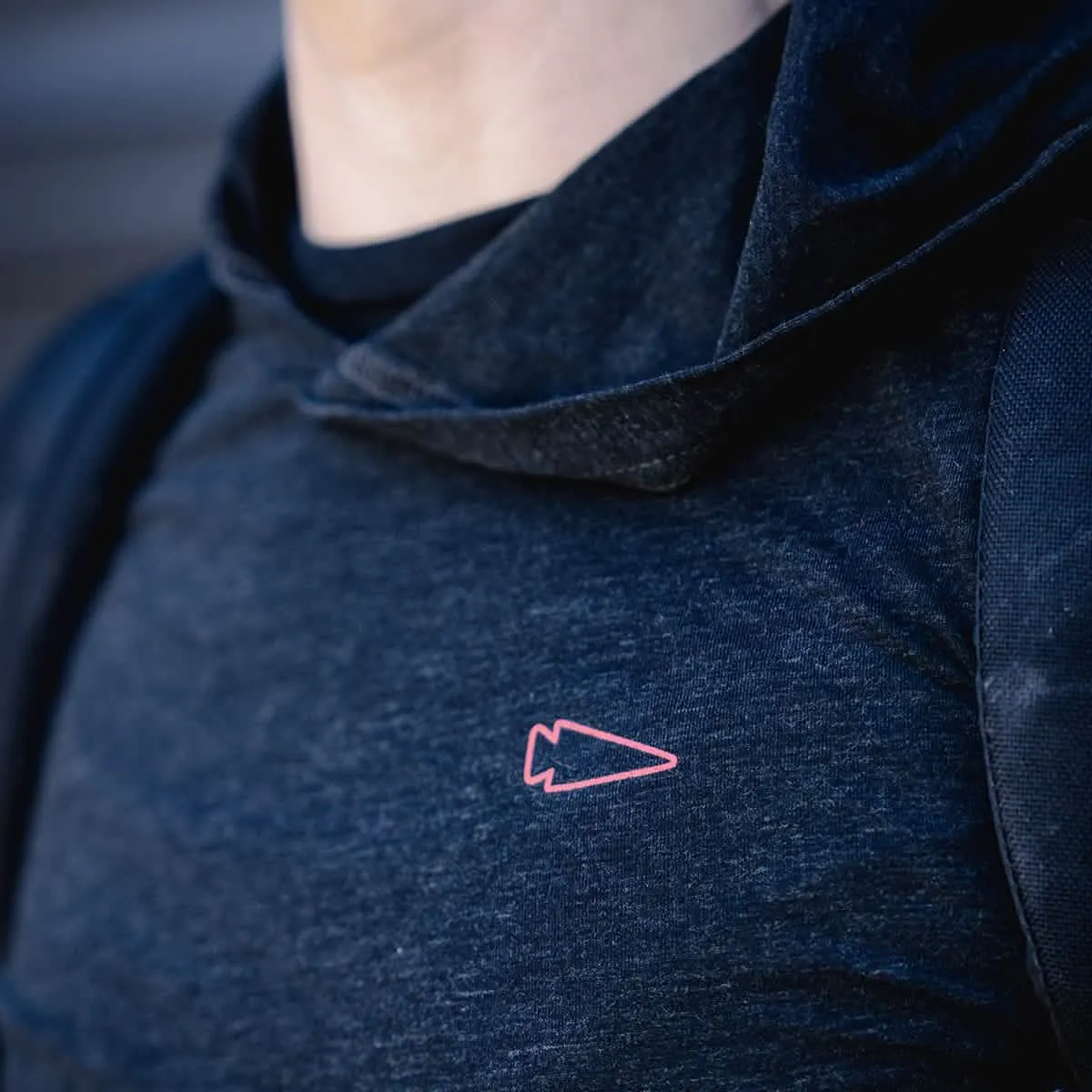 Subtle Spearhead Hoodie - Tri-Blend
