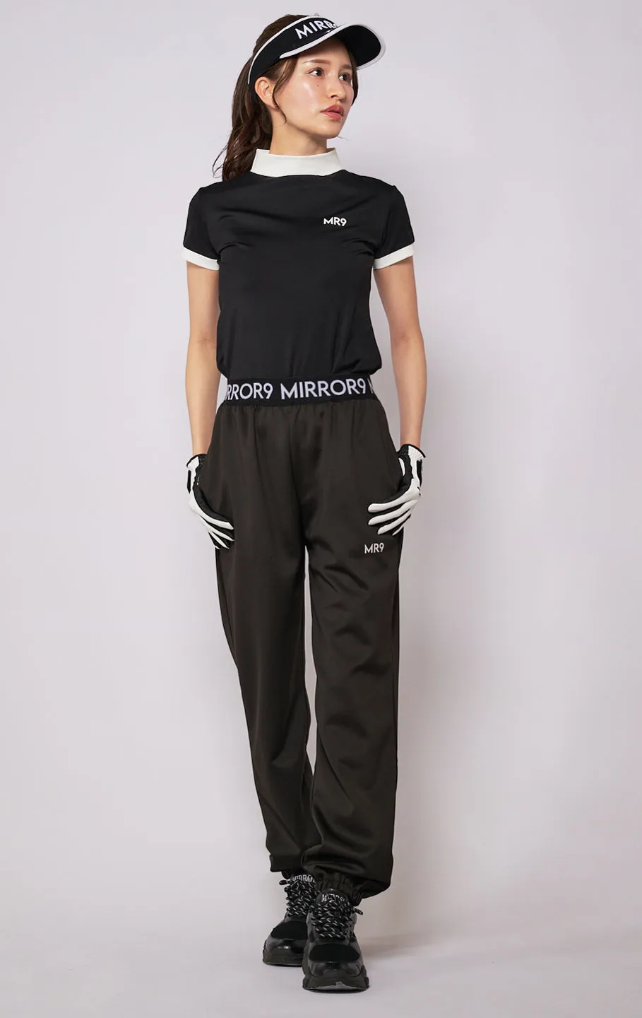 Taylor high neck tops/3color