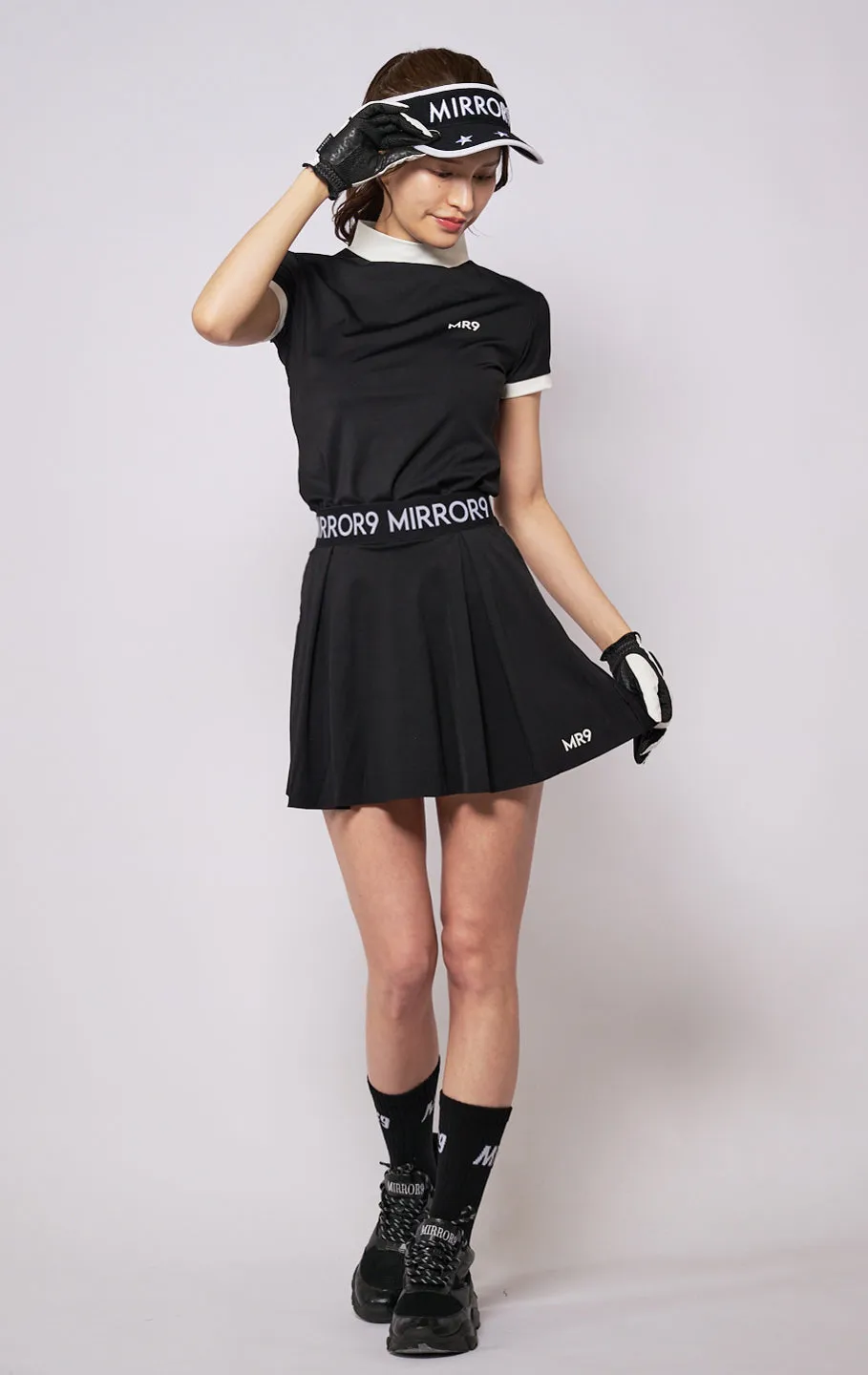 Taylor high neck tops/3color