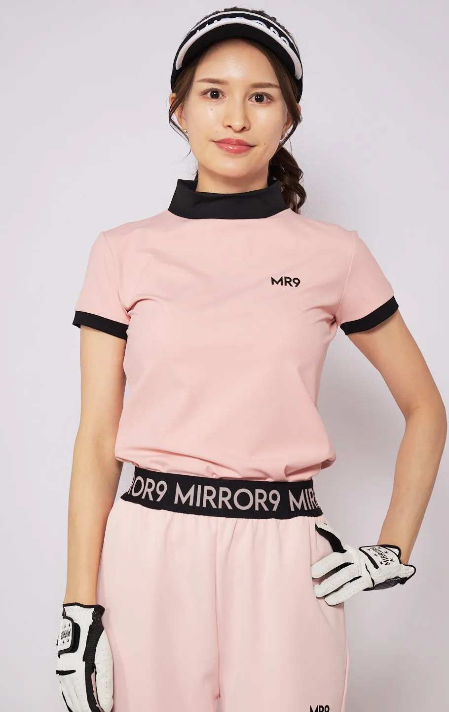 Taylor high neck tops/3color