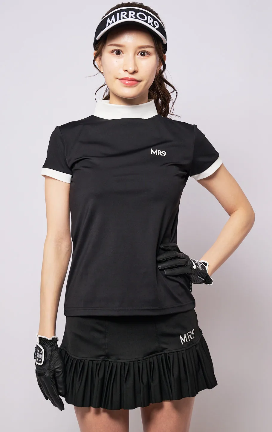 Taylor high neck tops/3color