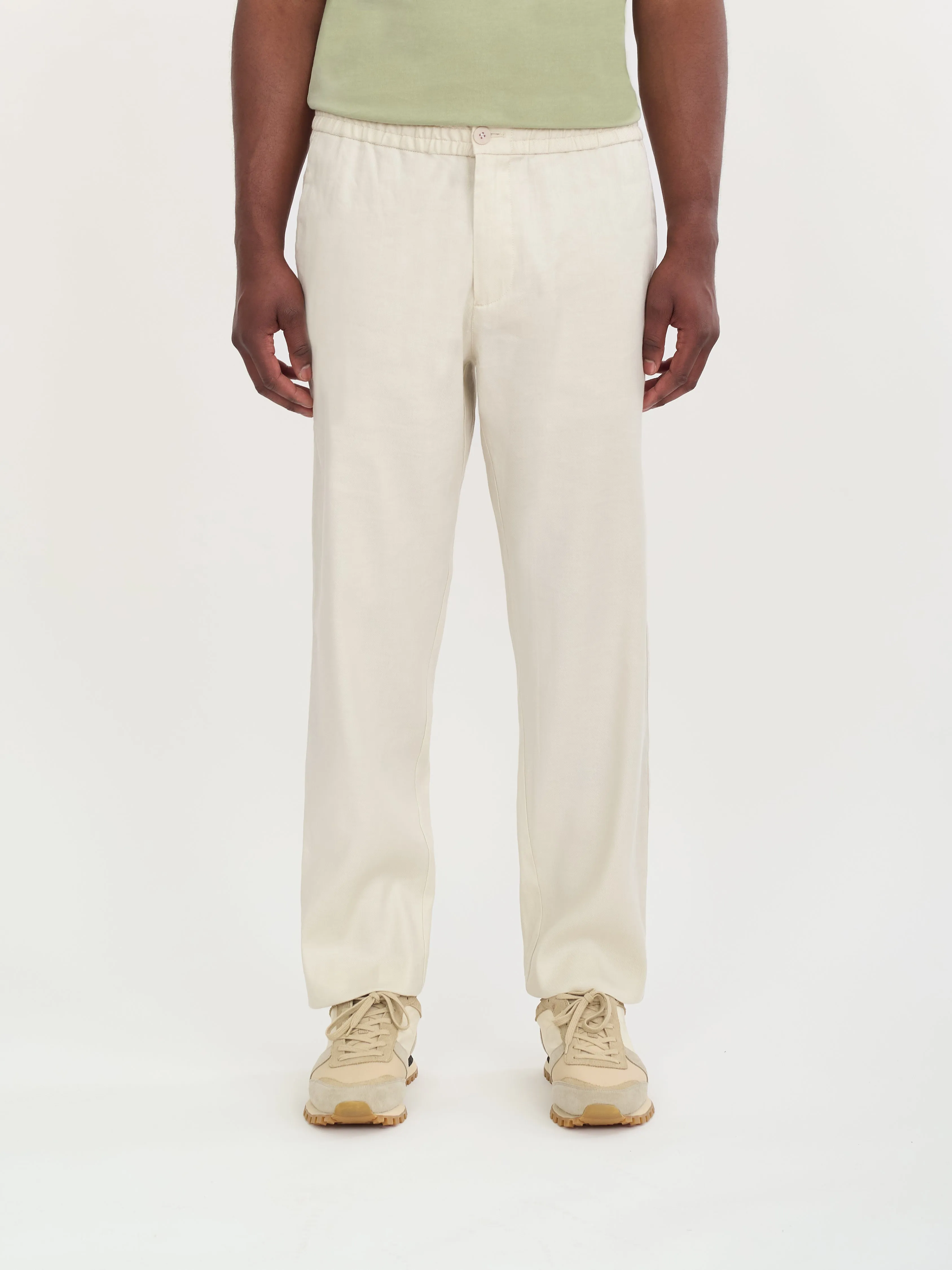 The Easy Trouser || Ivory | Linen