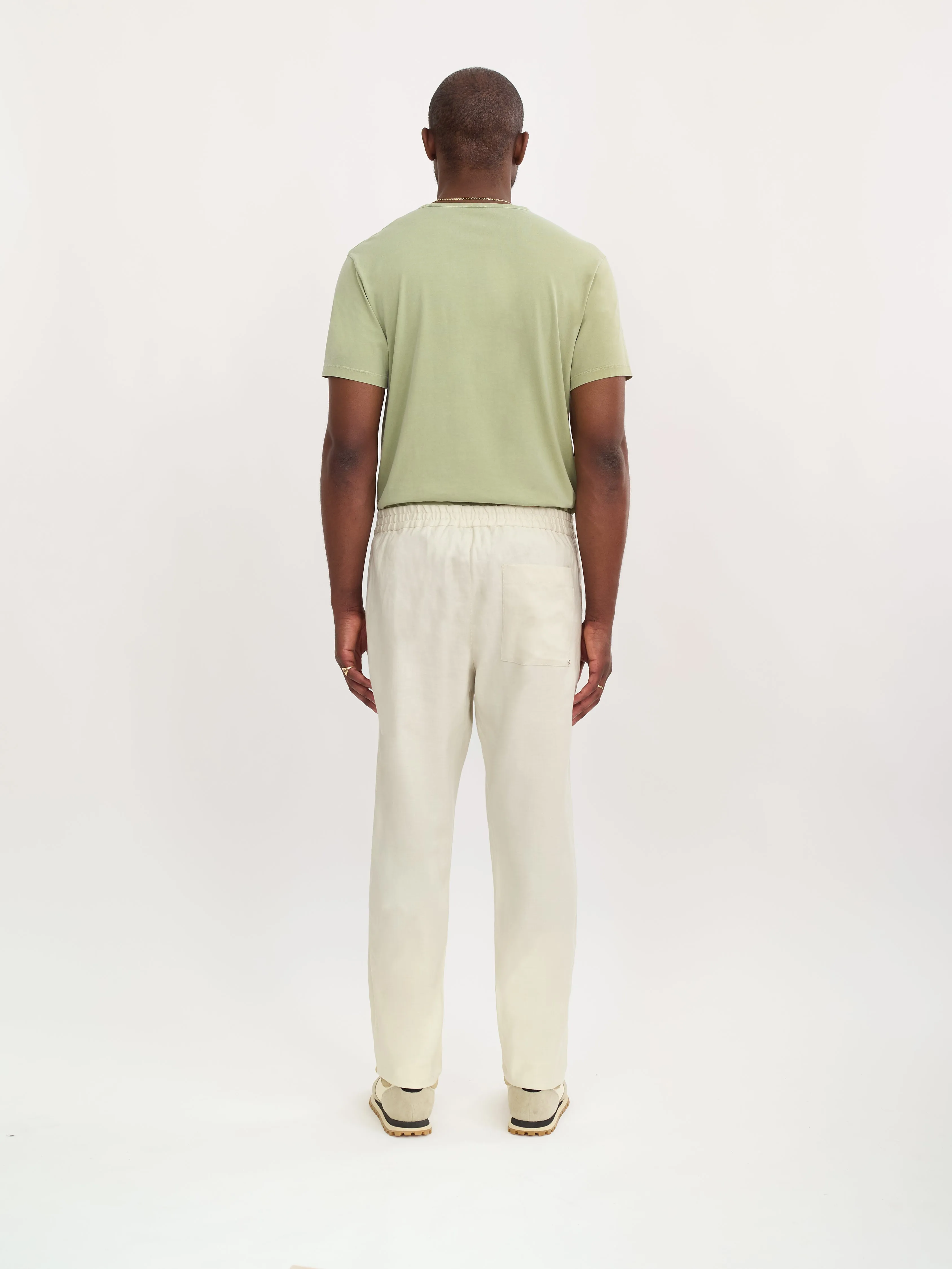 The Easy Trouser || Ivory | Linen
