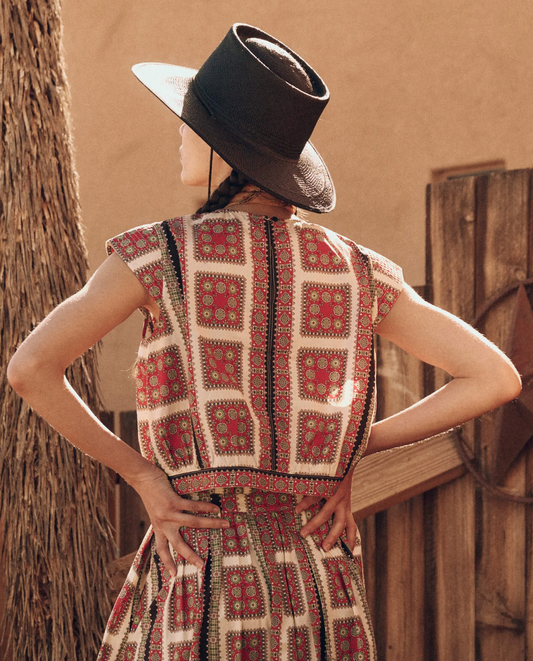 The Midland Top. -- Westward Bandana Print