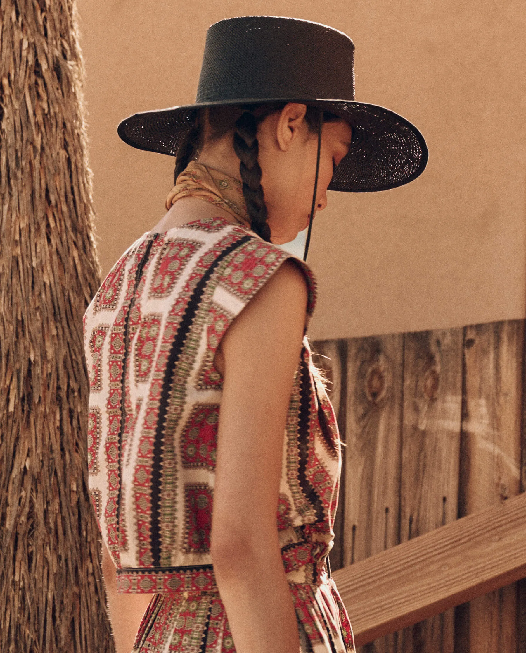 The Midland Top. -- Westward Bandana Print