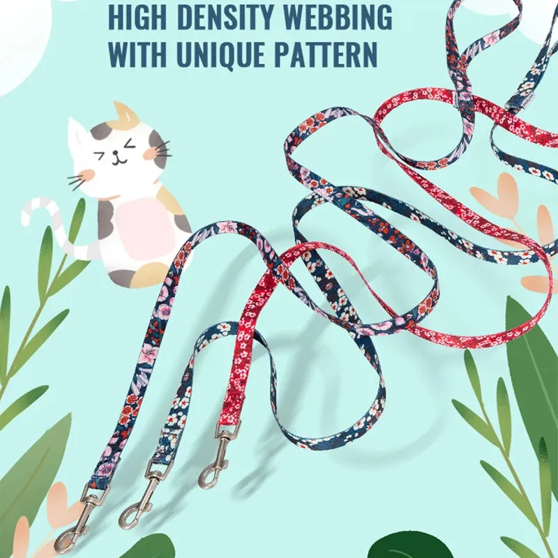 Truelove Spring Floral Pet Leash for Small to Medium Dogs and Cats