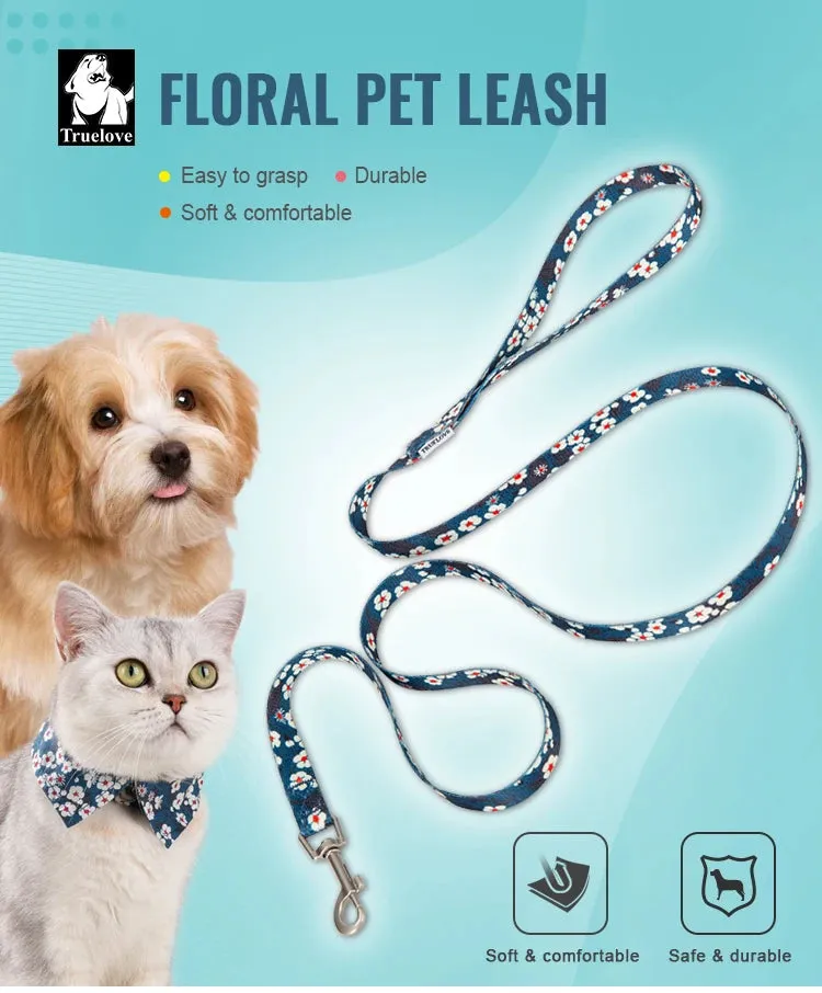 Truelove Spring Floral Pet Leash for Small to Medium Dogs and Cats