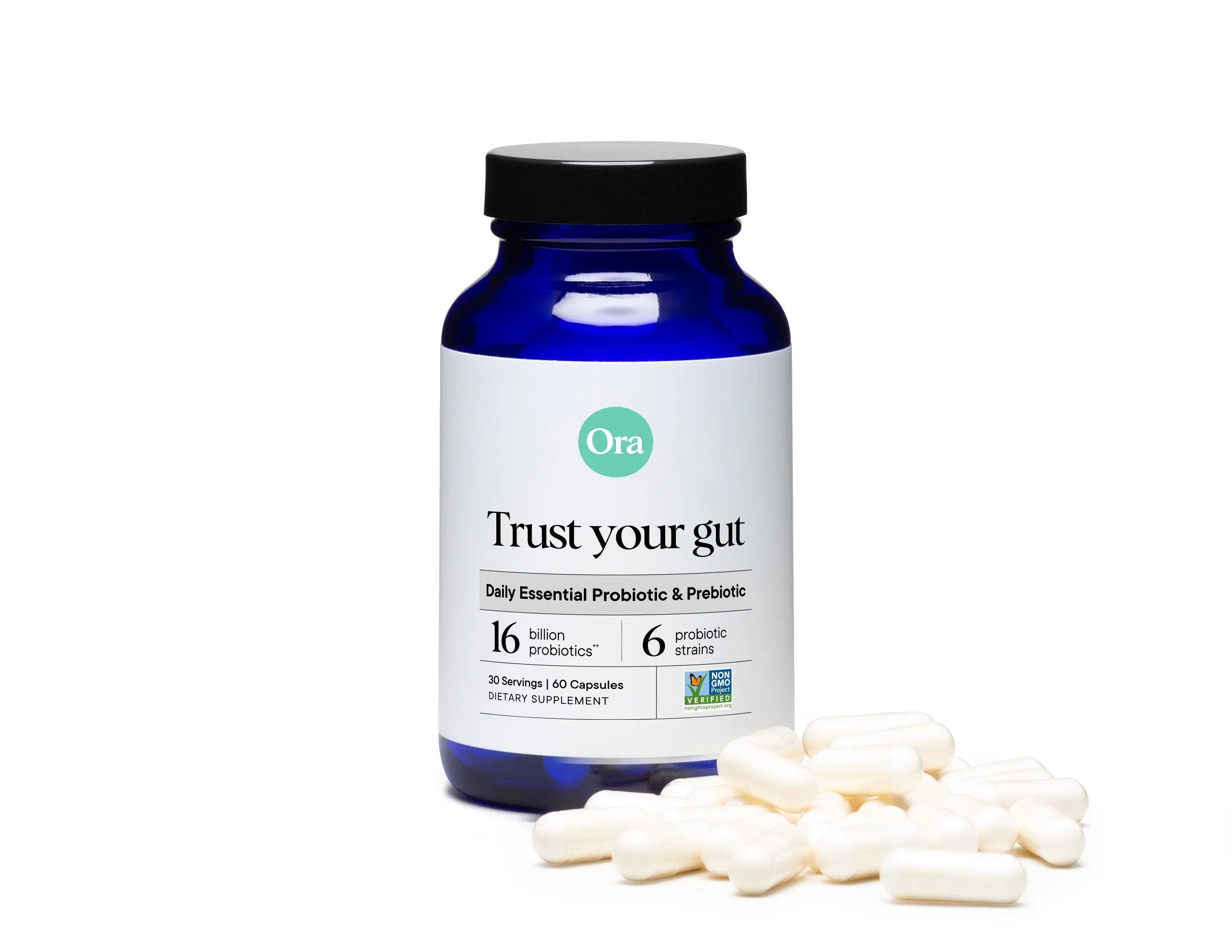 Trust Your Gut Vegan Probiotics with Prebiotics