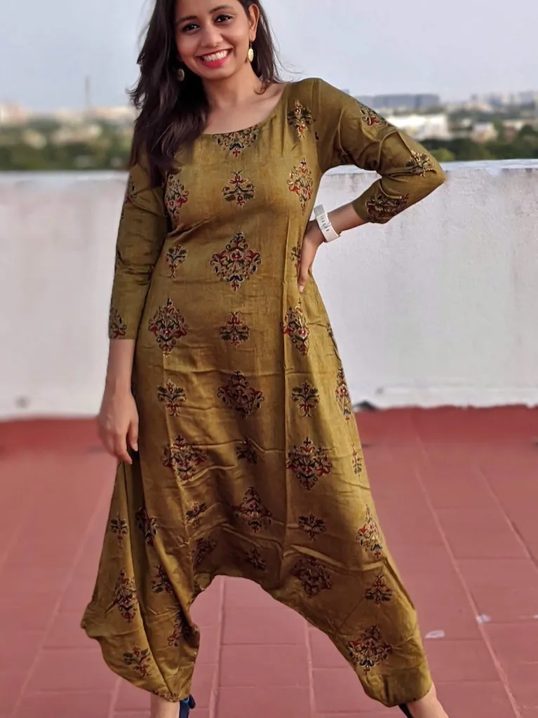 Tuta suit - Dhoti Style