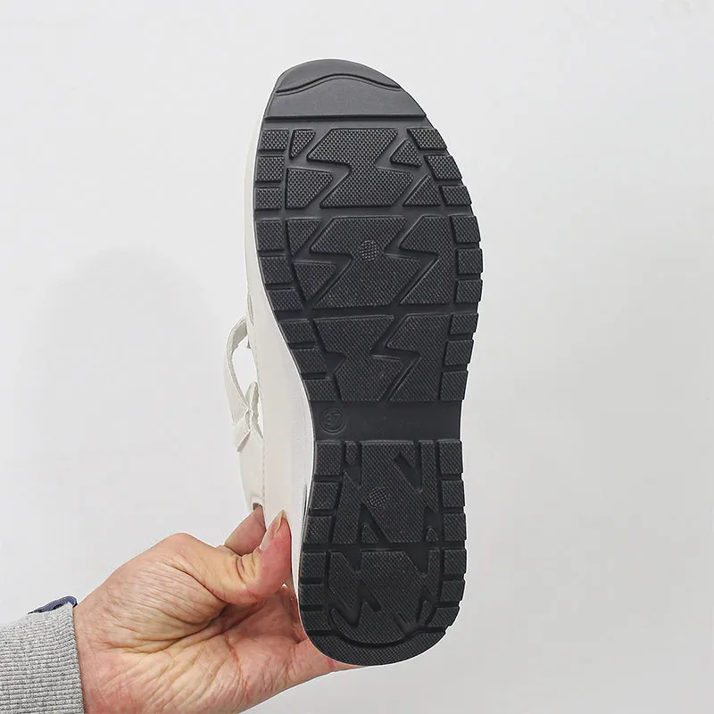 Valerie - High Sole-Closed-Toe Sneaker Sandals