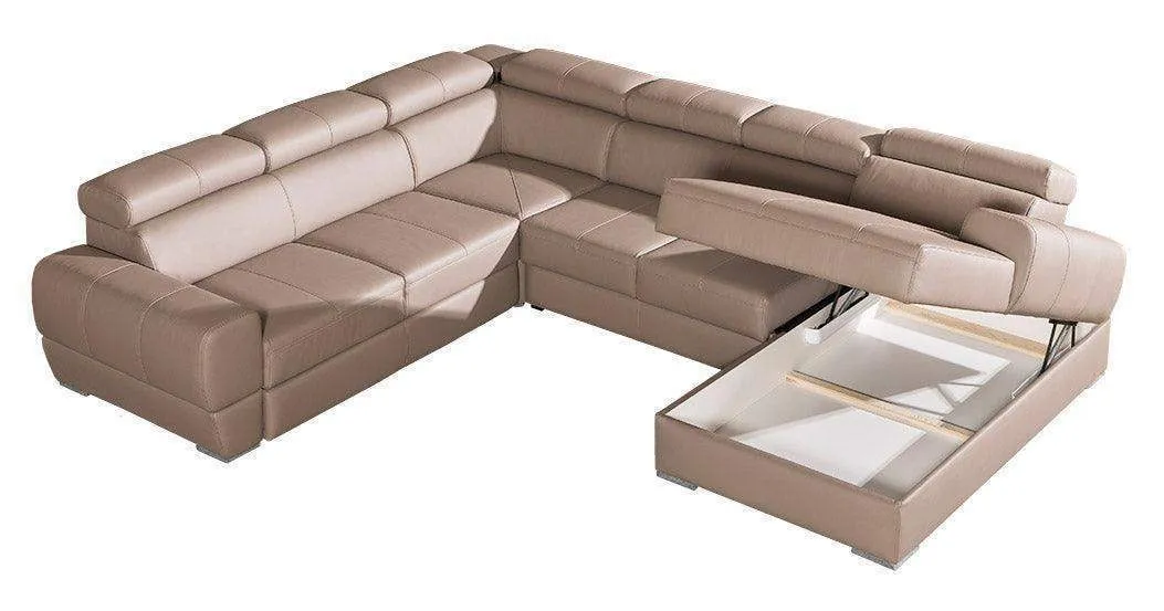 Vento III U Shape Corner Sofa Bed