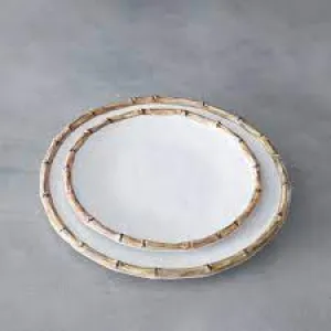 Vida Bamboo 9" Salad Plate Set of 4