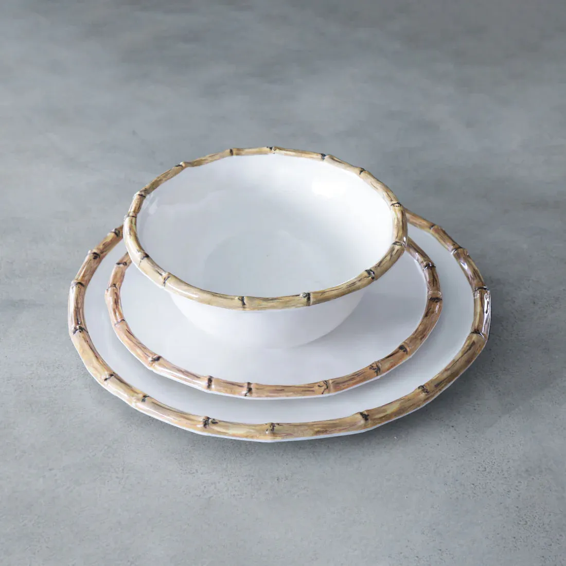 VIDA Bamboo Dinner Plate Set