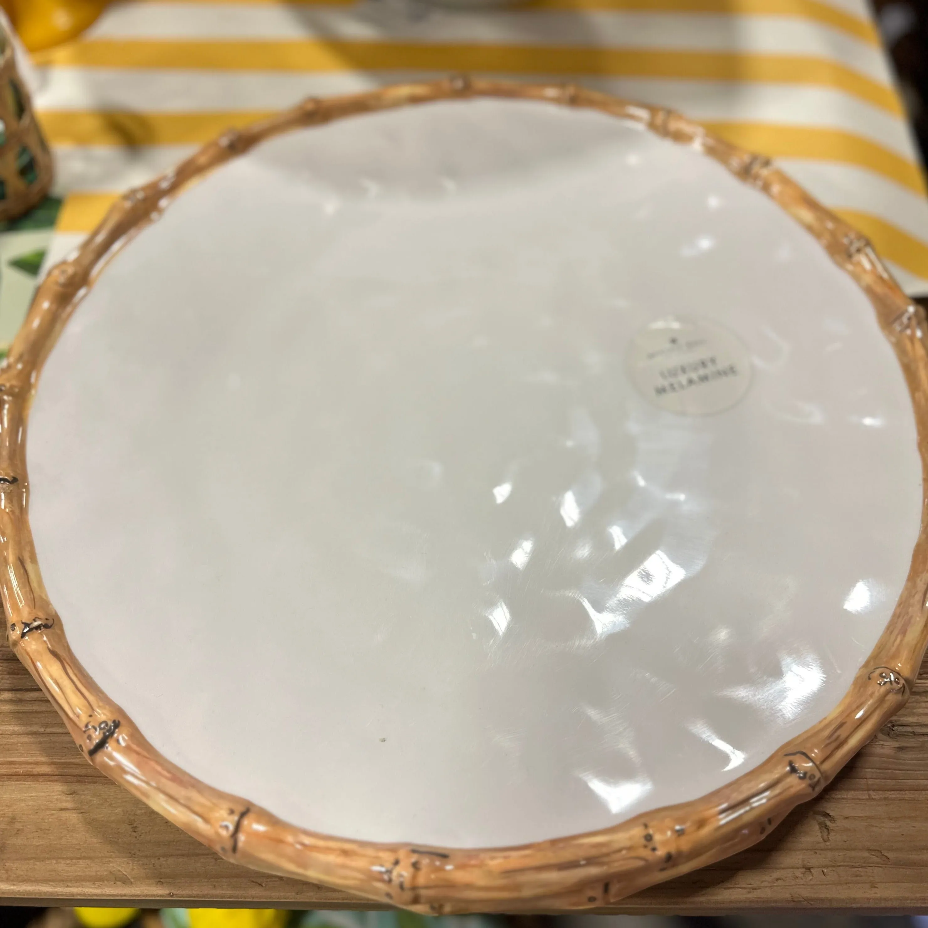 VIDA Bamboo Dinner Plate Set