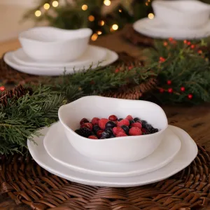 VIDA Nube Salad Plate Set of 4 (White)