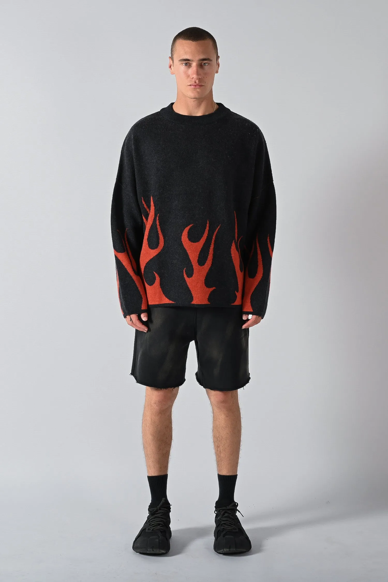 Volume Track Shorts - Black Spray